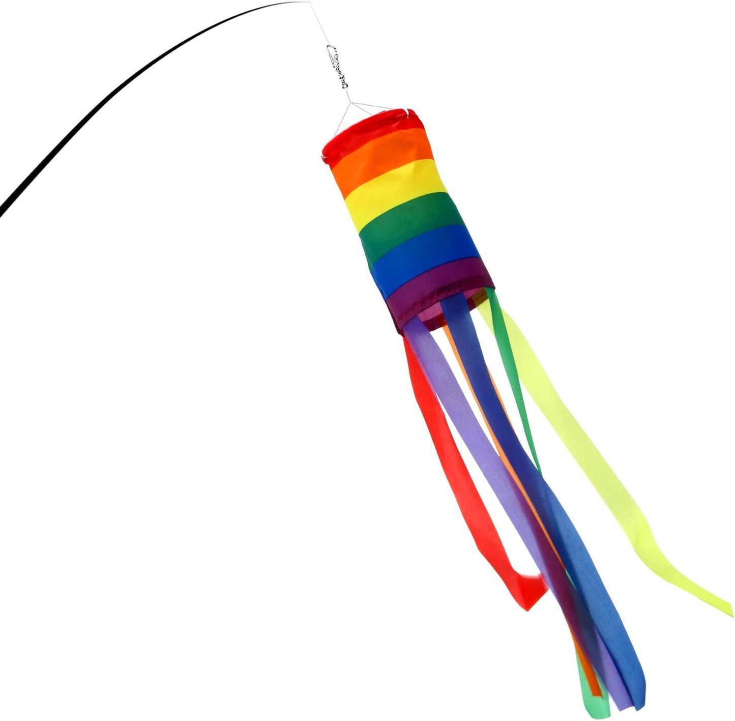Rainbow Hair Dryer Flag Outdoor Decorative Flag