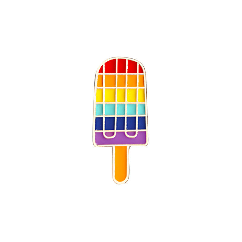 Rainbow Corsage Metal Badge, Gay Brooch Pin, Coat Accessories, Anti-fade Pin Buckle Jewelry